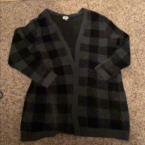 Plaid Cardigan